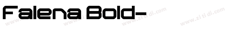 Falena Bold字体转换